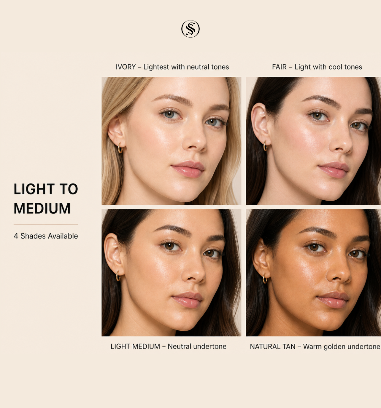 Skin Tint Foundation - LIGHT MEDIUM